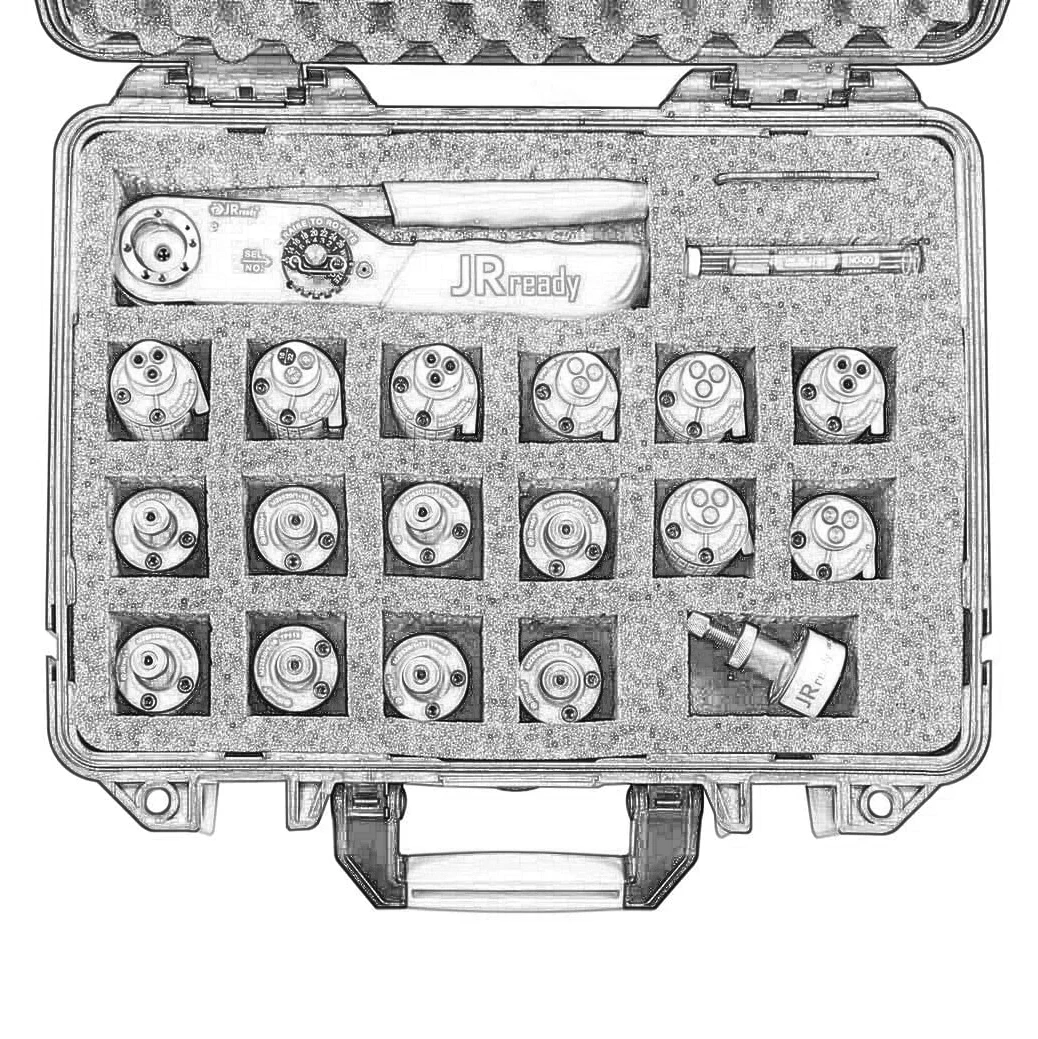 

Стандартный ручной обжимной инструмент JRready M22520/1-01 в комплекте