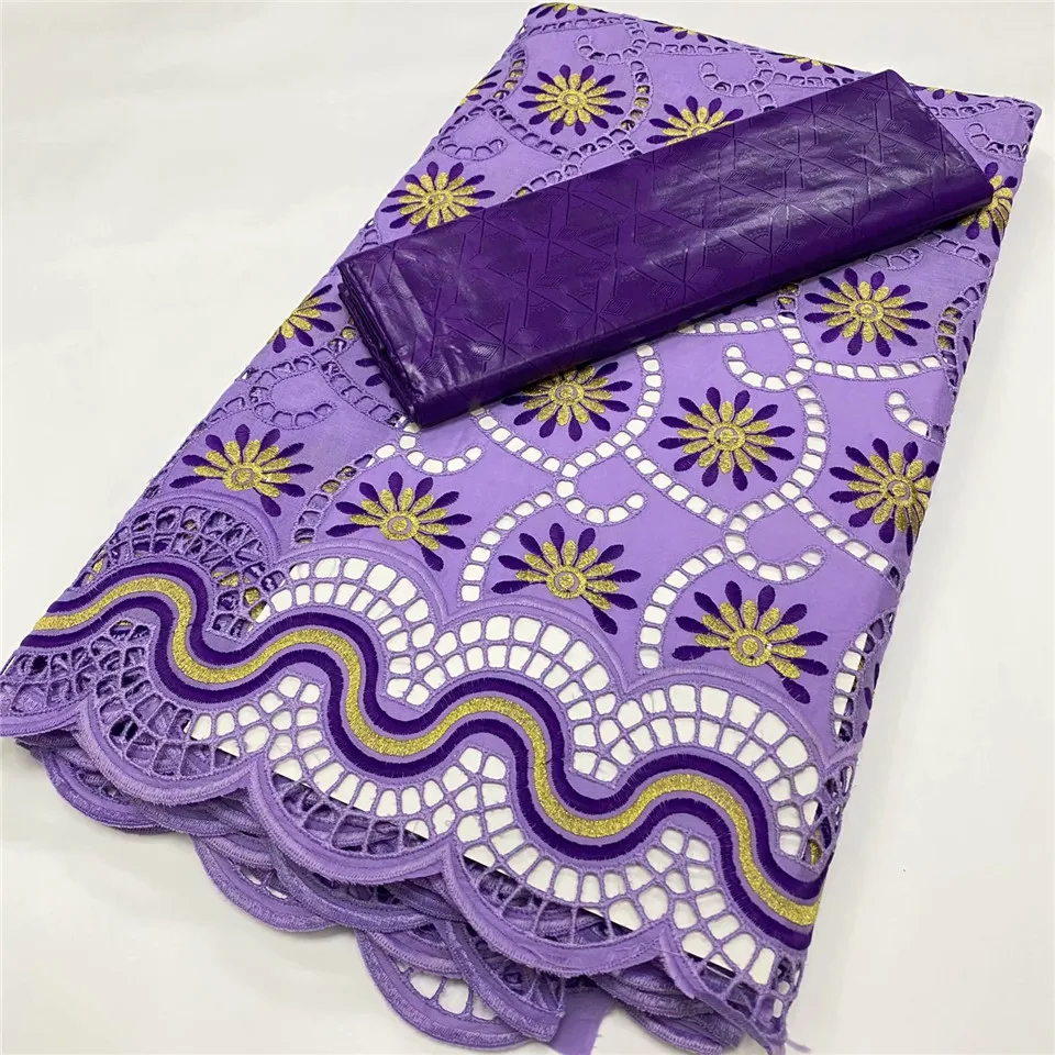 

Новейшая Высококачественная африканская нигерийская хлопковая Тюлевая кружевная ткань для свадебного платья выпускного вечера Швейцарск...