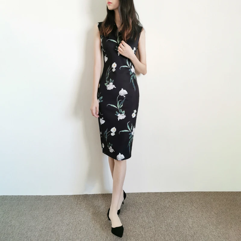 2020 New Autumn Collections Slim Fit Bodycon Midi Dress UK Fashion