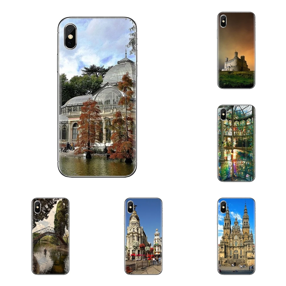 Мягкий чехол для LG G3 G4 Mini G5 G6 G7 Q6 Q7 Q8 Q9 V10 V20 V30 X Power 2 3 K10 K4 K8 2017 Cibeles fountain Madrid Spain city |