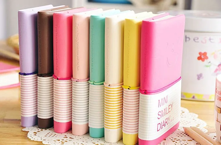 Новинка модный милый очаровательный бумажный мини блокнот карамельных цветов со