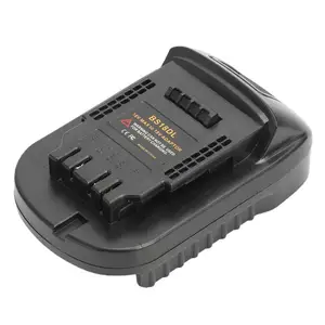 BS18DL Adapter Compact Space-saving Fireproof ABS Power Tool Battery Converter for Bosch 18V Rechargeable Battery Accessories