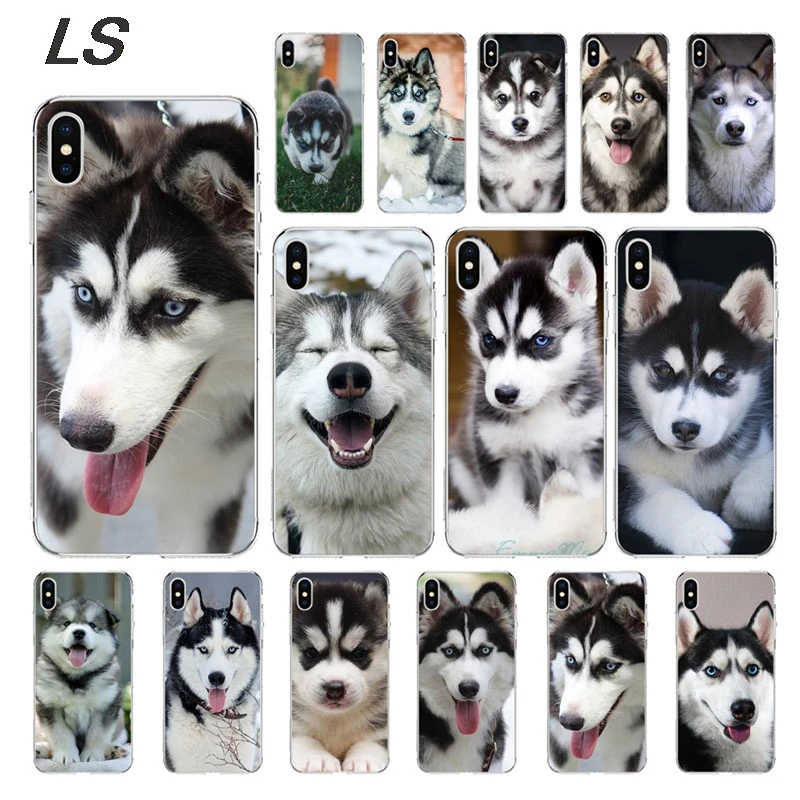 Породы Хаски Милый щенок собака чехол для телефона Apple iPhone 7 Plus 8 6 6S X XS Макс 5 5S SE XR