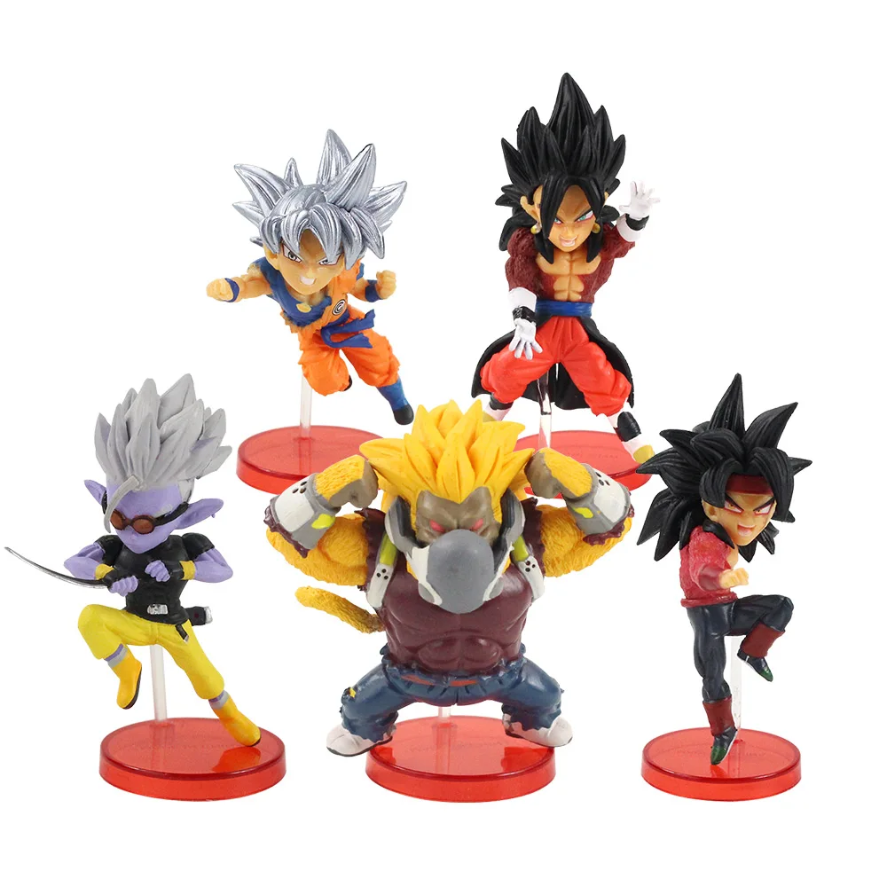 E No Color Box 5 шт./лот SDBH Dragon Ball фигурки WCF SSJ Zeno Сон Гоку Вегета Trunks vegetto Аватар Majin Towa лопуха Супер Saiyan модель игрушки - Цвет: E No Color Box