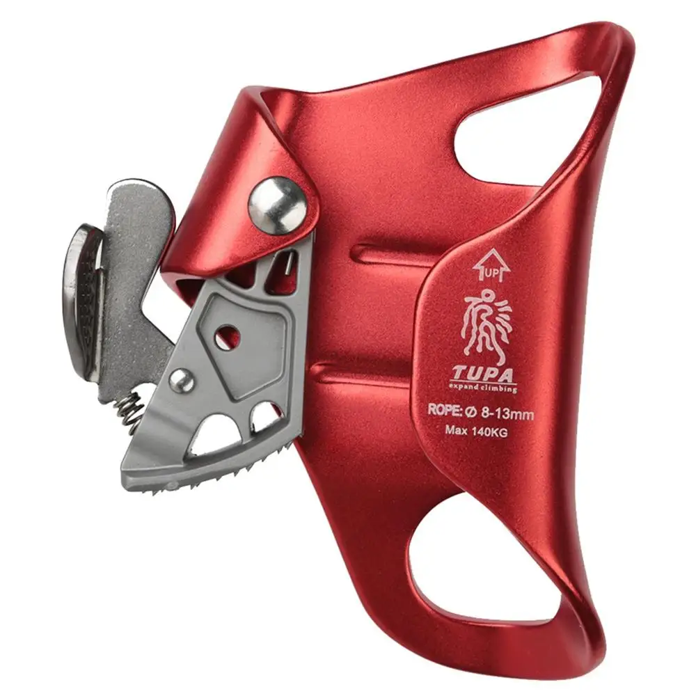 

Sports Rock Climbing Hand Ascender Riser 8-13mm Rope Clamp Grasp Device