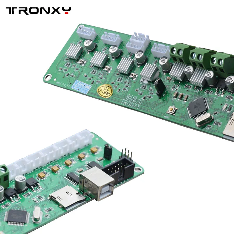 3d-системная плата принтера Tronxy Melzi 2.0 схема на основе печатной платы ATMEGA 1284P P802M