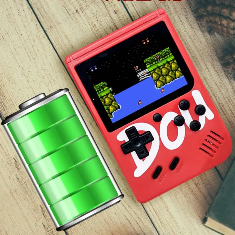 Встроенный 360 игры Батарея Винтаж мини портативная игровая консоль 3 дюймовый цветной Экран игровой консоли геймпад для игровые аксессуары