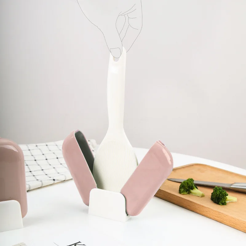 Стеллаж для хранения с ложкой риса автоматическое открывание и закрывание