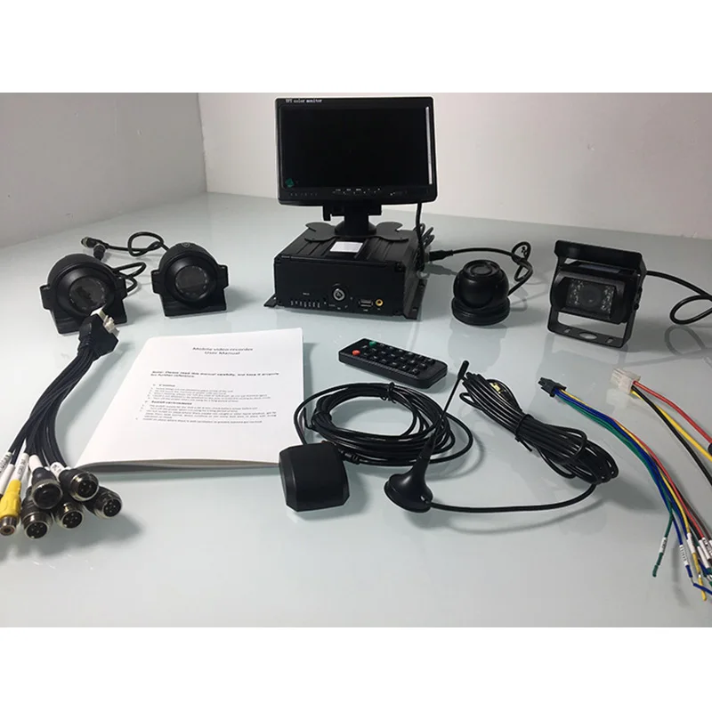 Заводская цена GPS WIFI 3G 4G AHD 720P 4 камера 4Ch автомобиль Автобус Грузовик Мобильный DVR SD