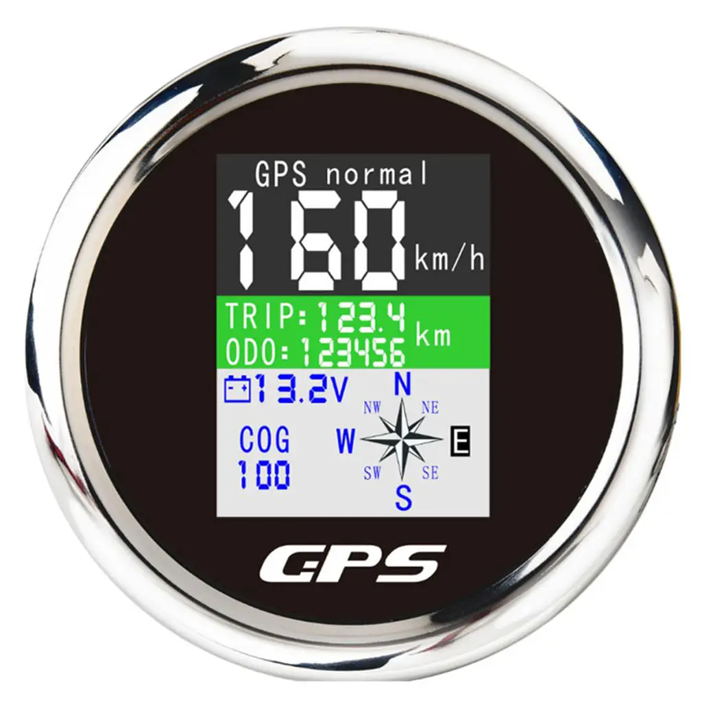 

Морской катер Автомобильный GPS Спидометр, ЖК-дисплей (Узел миль/ч) цифровой спидометр с подсветкой