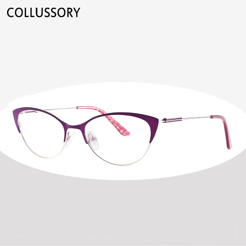 Металлические женские очки &quotКошка&quot оптические в оправе красивые модные