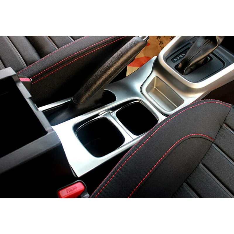 

Серебряный автомобильный держатель стакана для воды из АБС-пластика, отделка, центральное управление, держатель стакана, крышка для Suzuki Vitara...