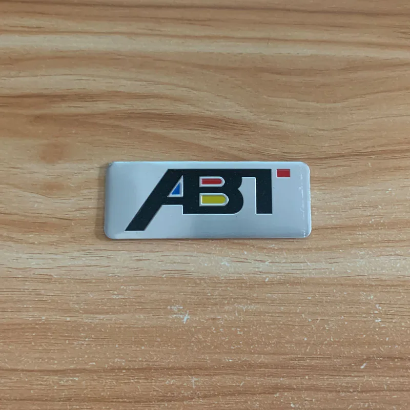Автомобильный Стайлинг алюминиевые 3D наклейки с логотипом ABT для VW Golf 5 7 MK6 MK7 Polo Audi
