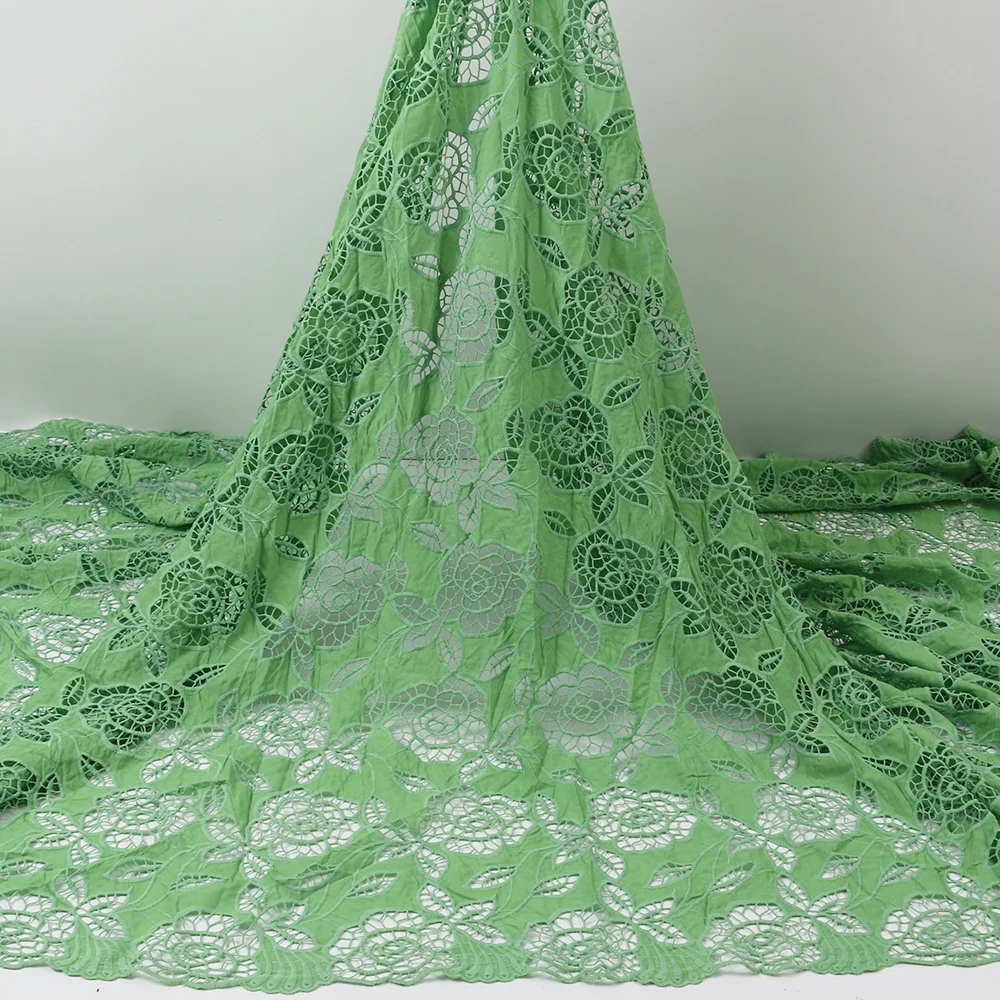 Белый гипюровый шнур NIAI кружевные ткани в нигерийском стиле водорастворимые