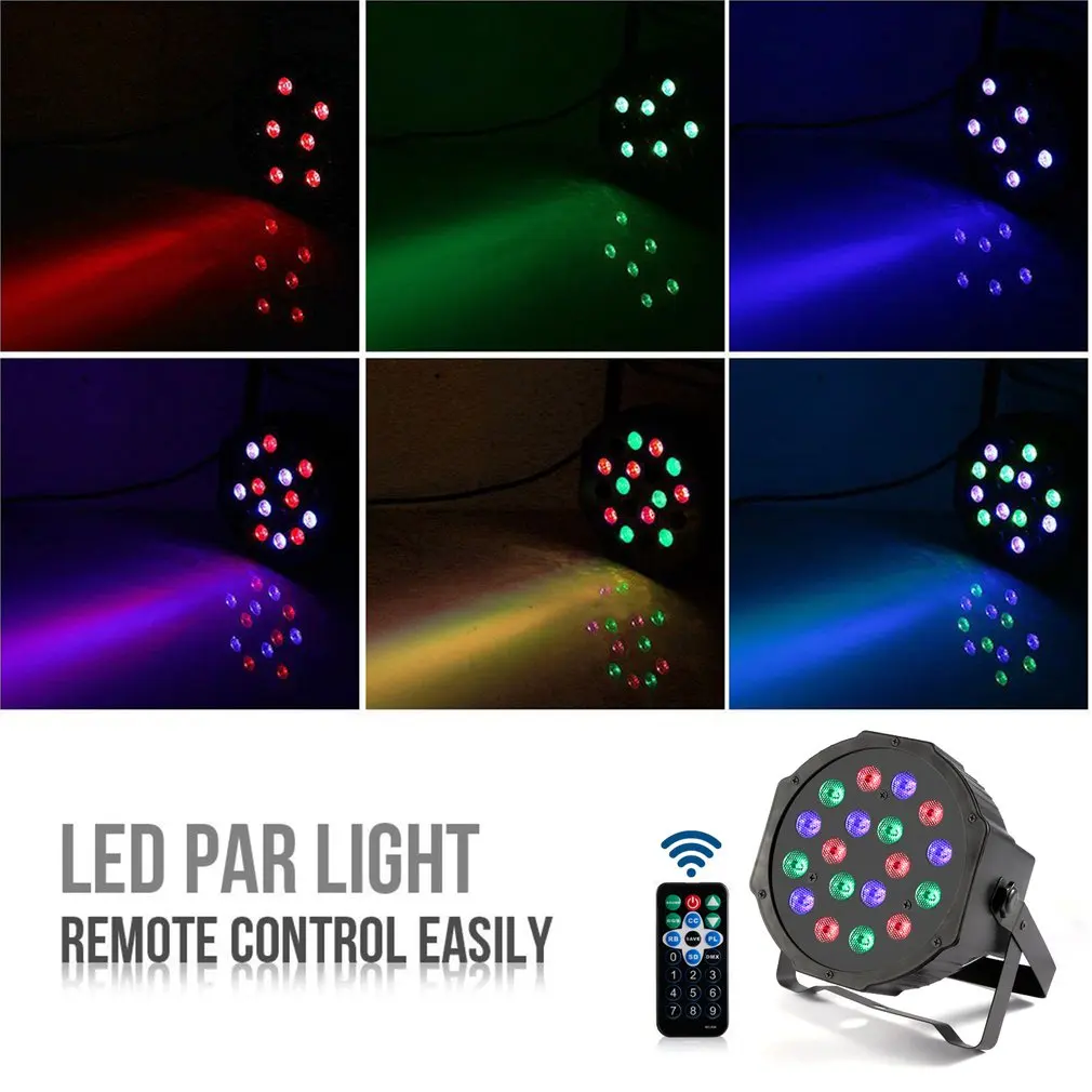 18LED Par огни для сценического Света с RGB магическим эффектом пультом