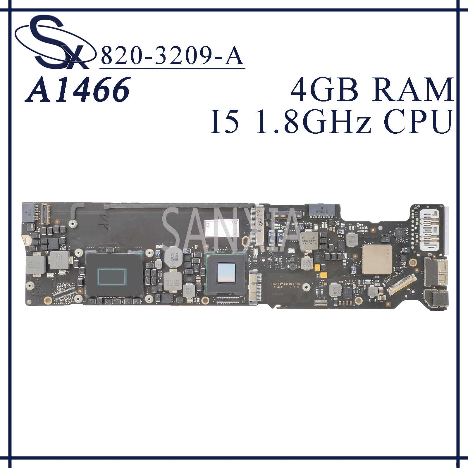 Материнская плата KEFU 820-3209-A для ноутбука Apple Macbook Air A1466 2012 оригинальная