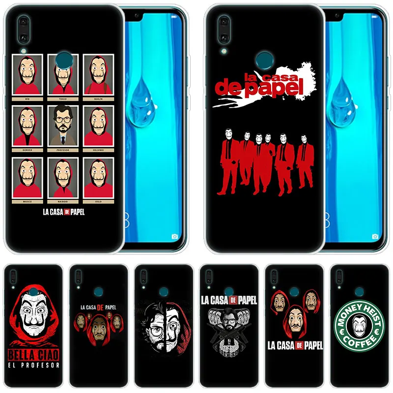 Мягкий силиконовый чехол с надписью Испания ТВ La Casa de papel для Huawei Mate 30 20 Lite 10 Pro Y5 Y6 Y7