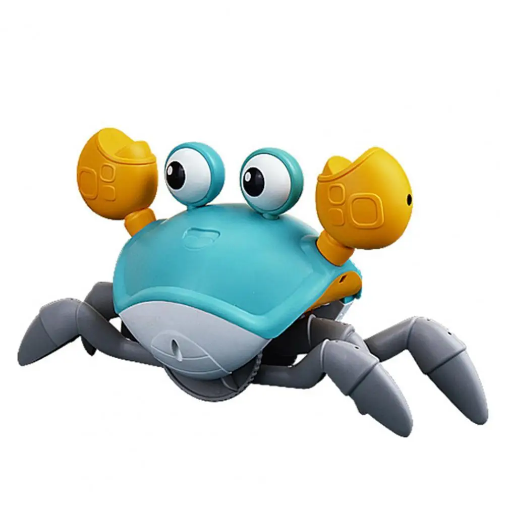 

Electric Simulation Rechargeable Crab Children Educational Toy With Light Music