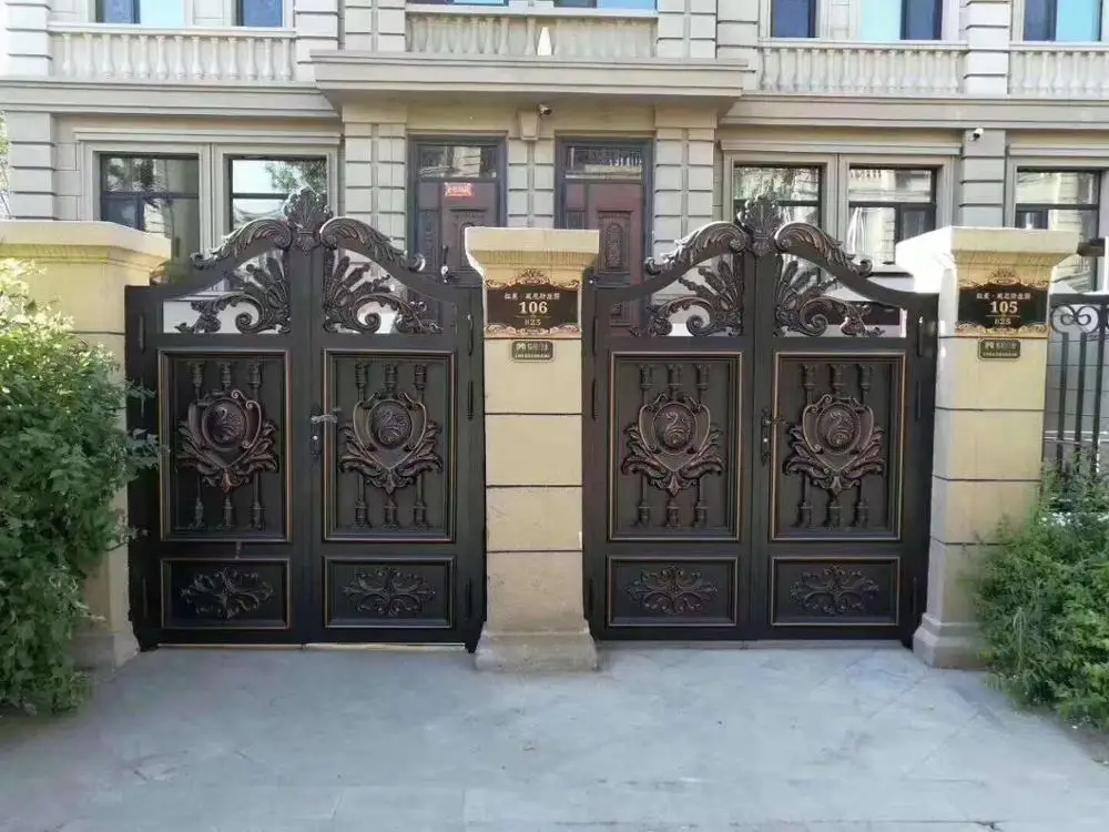 

Hench 2020 hotsale newstyle Aluminum Metal Gates export USA Australia with Powder Coated Hc-ag36