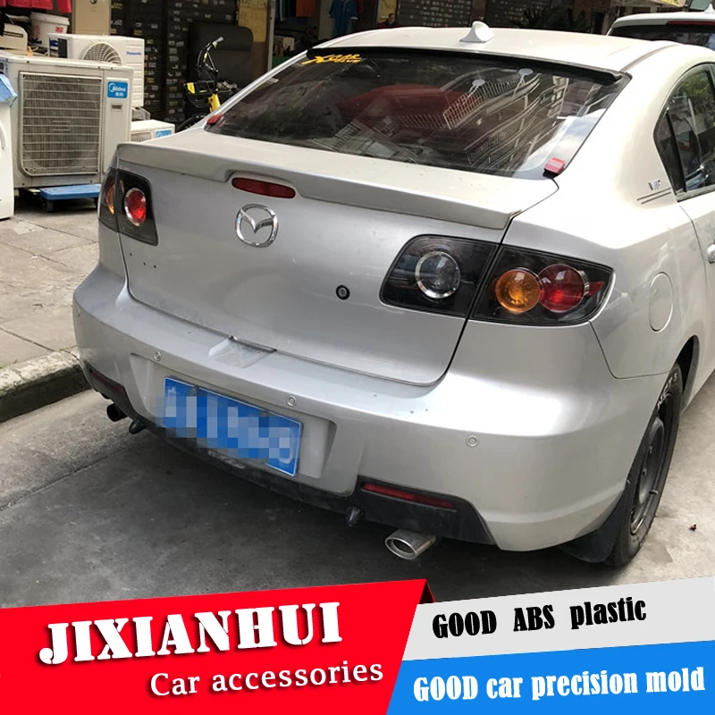 Спойлер для Mazda 3 2006-2013 Mazda3 yck спойлер из АБС-пластика цветной задний автомобиля -