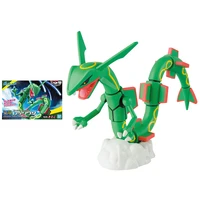 bandai pokemon figures collection series rayquaza anime figure original model decoration action toy figure toys for children