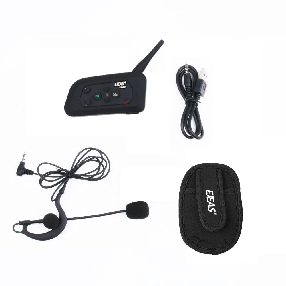 EJEAS V4 Pro Football Referee Intercom Headset 1200M Full Duplex Bluetooth Headphone V4C Interphone | Автомобили и мотоциклы