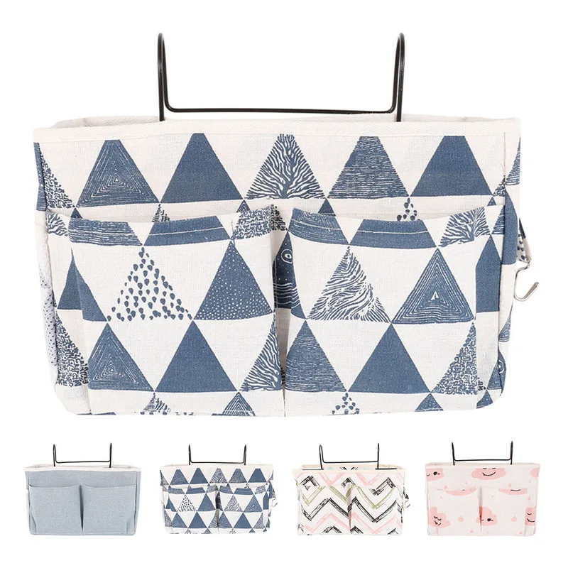 9 цветов подвесная корзина для хранения прикроватный органайзер спальня