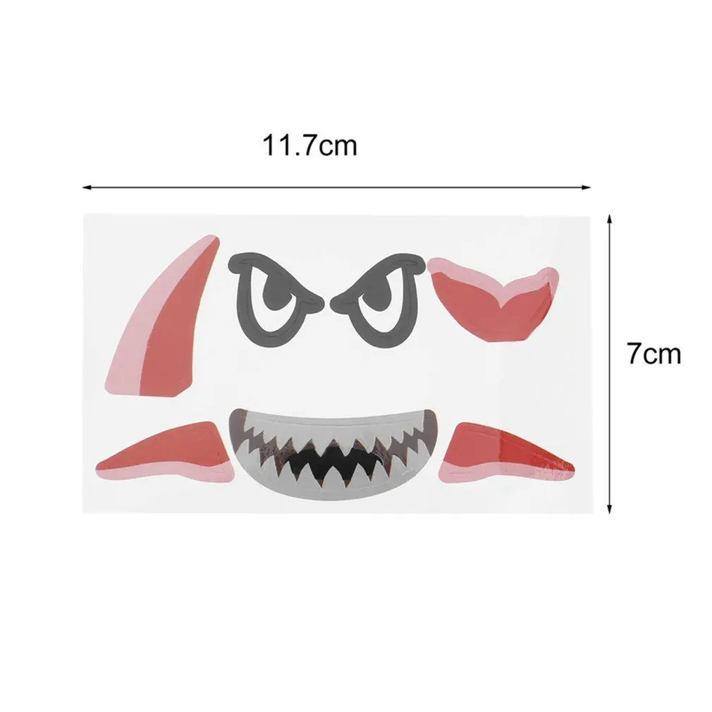 

Cute Cartoon Shark Pattern Sticker Waterproof Adhesive Skin Sticker Face Decals Stickers Suitable For MAVICPRO