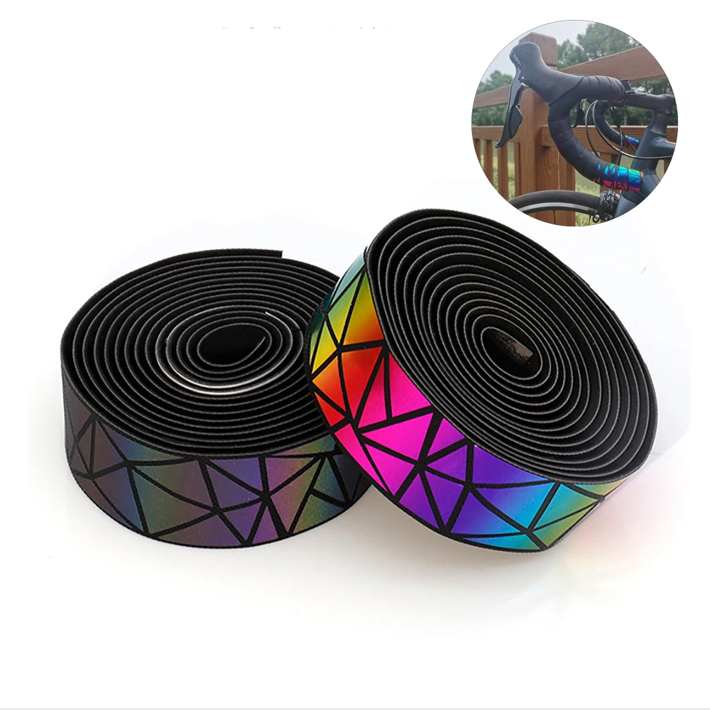 

GUB Road Bike Handlebar Tapes PU EVA Colorful Handlebar Bar Tape Anti-Slip Comfortable Handlebar Tapes End Plug Bike Accessories