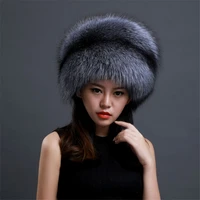 new hat female winter lei feng fur fox fur hat dome mongolia hat russian snow hat thick warm fox fur hat