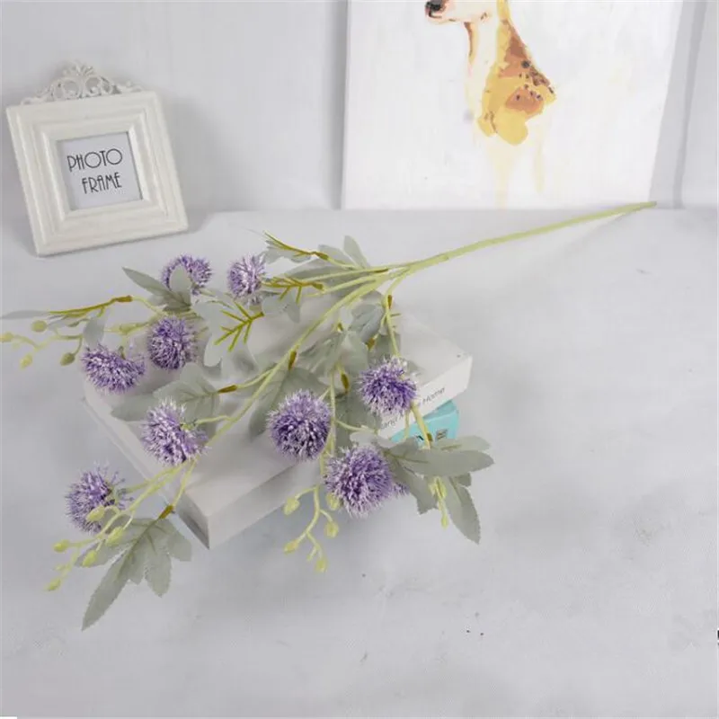 7 шт. длинные искусственные шелковые цветы одуванчика 8 цветов