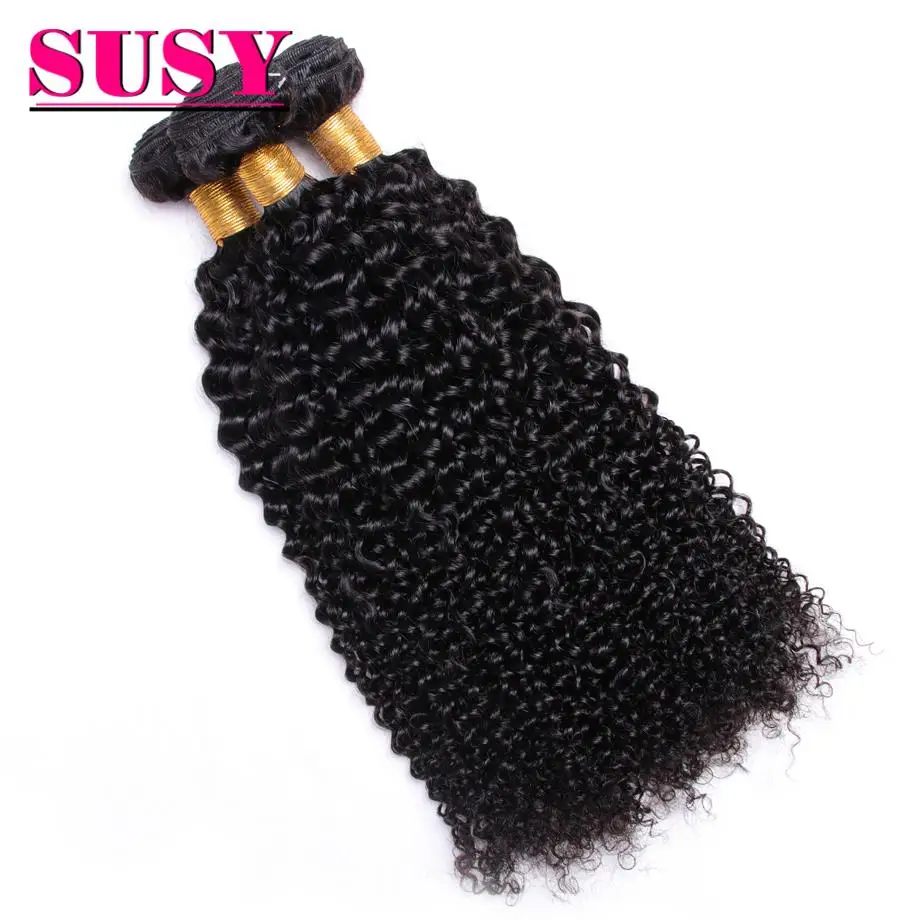 

10a Malaysian Kinky Curly Hair Extension 3 Bundles Human Hair Weave Tissage Cheveux Humain Hair Extension 28 30inch Natural Curl