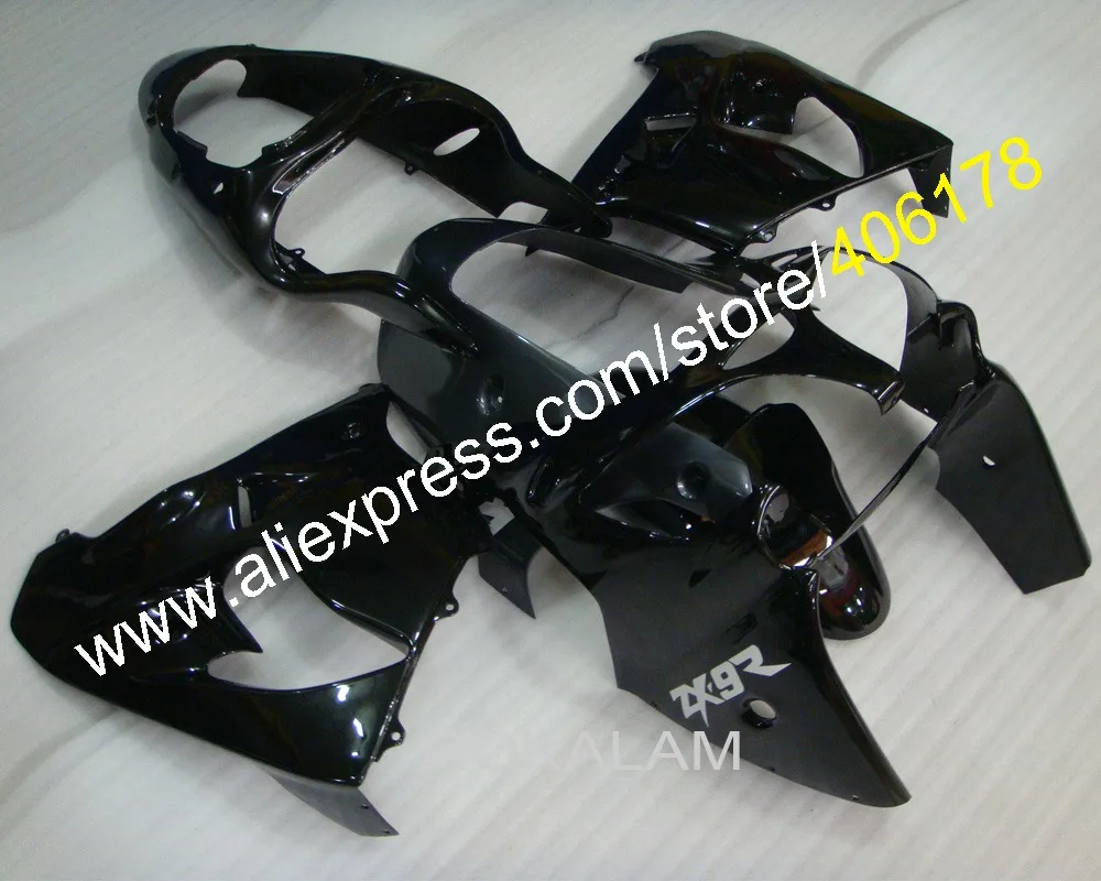 

ABS Plastic Fairing Kit For Kawasaki Ninja ZX 9R 2000 2001 ZX9R 00 01 ZX-9R Black Motorcycle Fairing Set (Injection Molding)