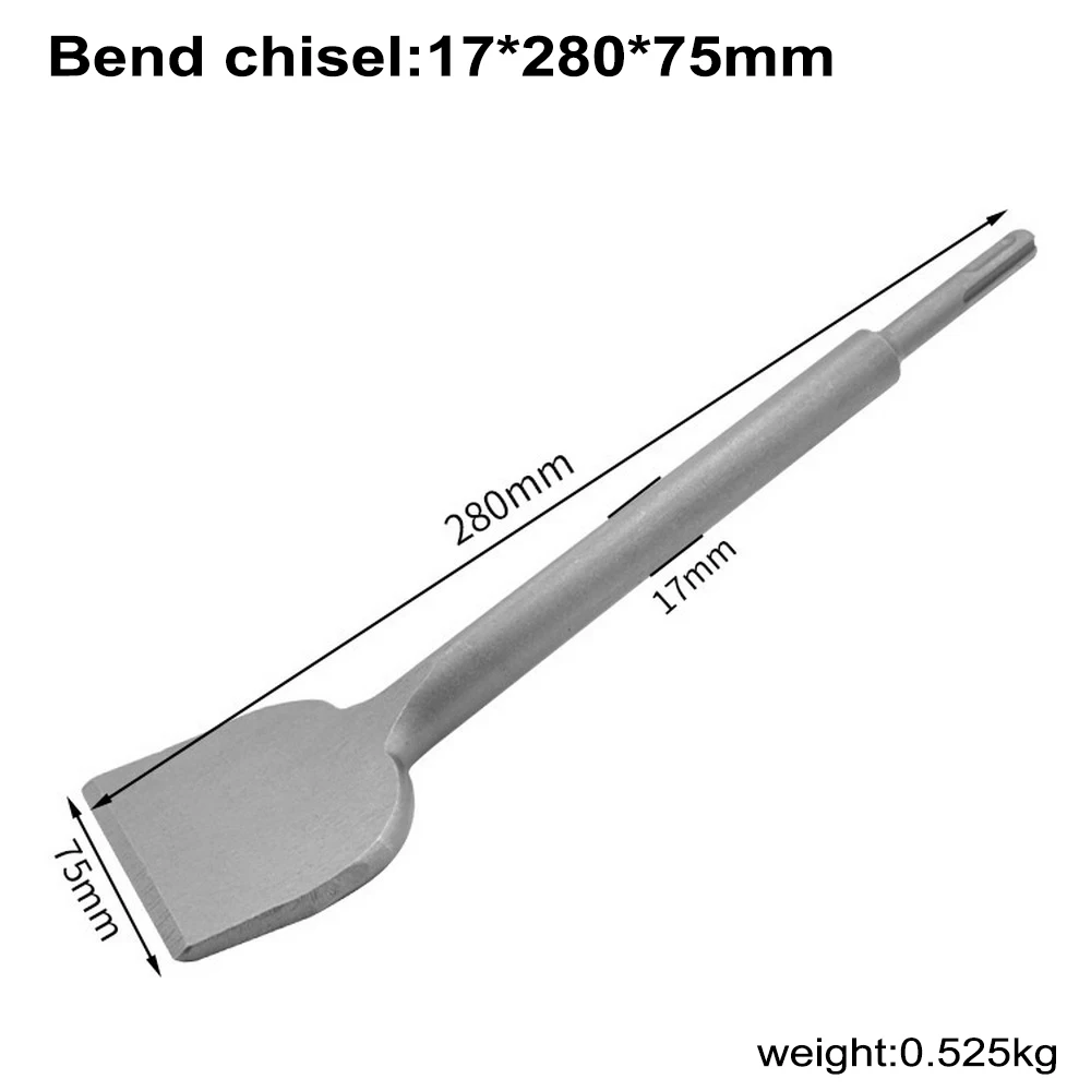 Tile Chisel SDS Plus Shank Cemented Carbide Use with Rotary/Demolition Hammer for Removal Tile/Mortar/Welding Spatter | Инструменты