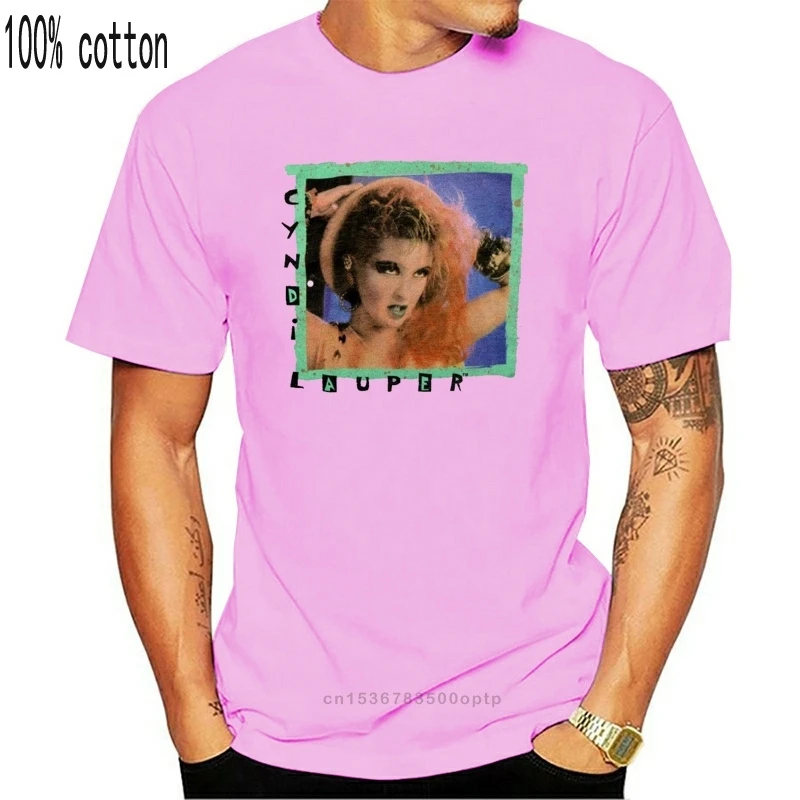 

New Very Rare Vintage Cyndi Lauper Fun Tour 1984 Shirt Top Reprint Usasz