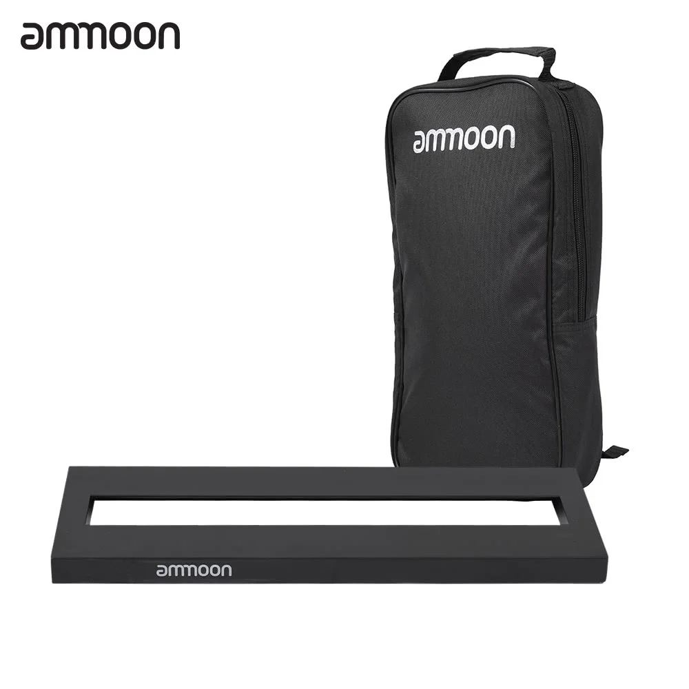 ammoon DB-1 Mini Aluminum Alloy Guitar Pedal Board with Carrying Bag Tapes | Спорт и развлечения