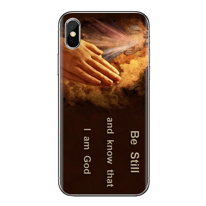 Phone Housing Case Be still and know that I am God For LG Spirit Motorola Moto X4 E4 E5 G5 G5S G6 Z Z2 Z3 G2 G3 C Play Plus Mini |