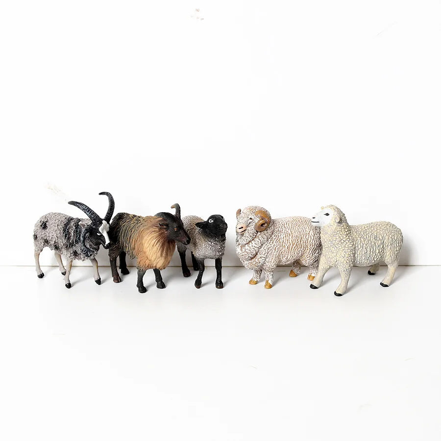 

Goat Animal Realistic Farm Himalayan Sheep,black sheep,Merino sheep,Argali Figure model Educational Teaching Toy Figurines