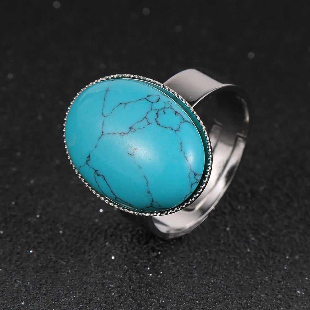 Женские и мужские кольца с натуральным камнем синим ониксом тигровым глазом