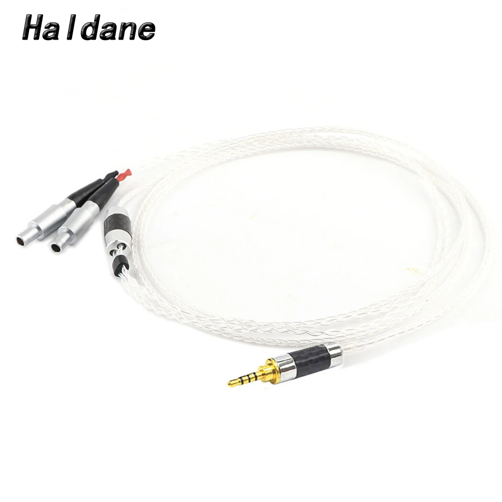 Hi-Fi 3 5/2 5/4 4 мм сбалансированный серебристый кабель для наушников HD800 HD800S HD820 |