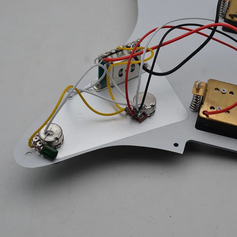 Разноцветная Накладка для гитары HH электрогитары и черная накладка с двумя