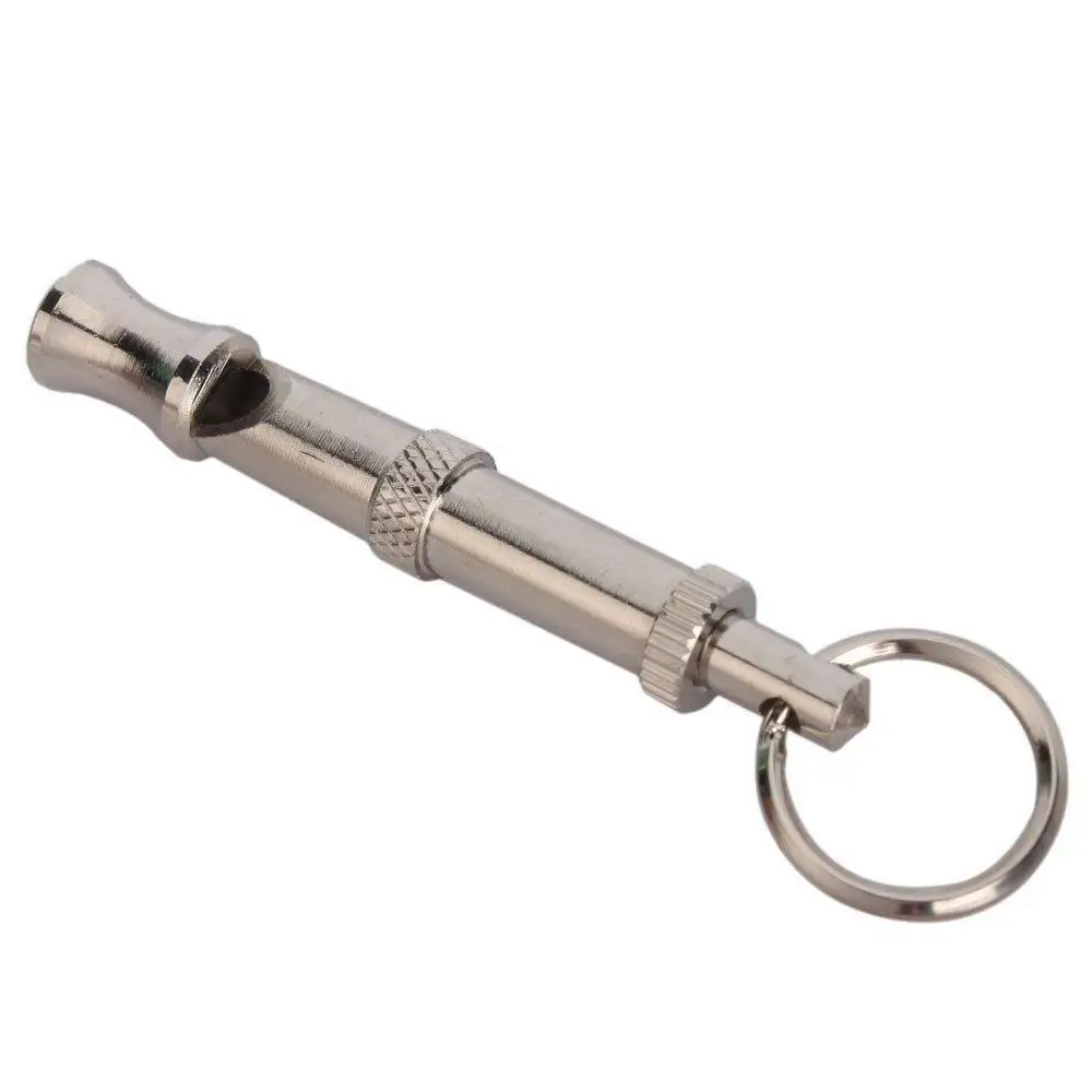 

Training UltraSonic Sound Dog Whistle Silver Color for Pet Supplies
