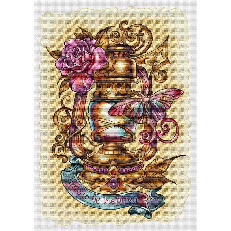 

ZZ1590 DIY Homefun Cross Stitch Kit Packages Counted Cross-Stitching Kits New Pattern NOT PRINTED Cross stich Painting Set