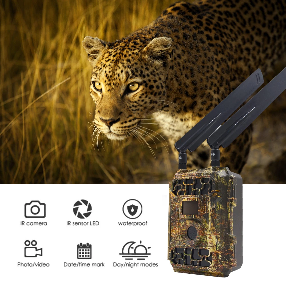 

Wide life 4.3CG surveillance waterproof camera IP66 4G Digital hunting Scouting Trail camera APP control Nigh visible