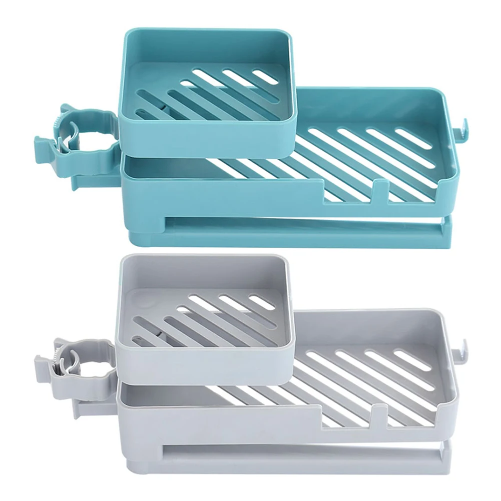 Creative Kitchen Bathroom Sink Faucet Storage Shelf Sponge Soap Dish Cloth Drain Rack Pool Rag Organizer Holder | Дом и сад