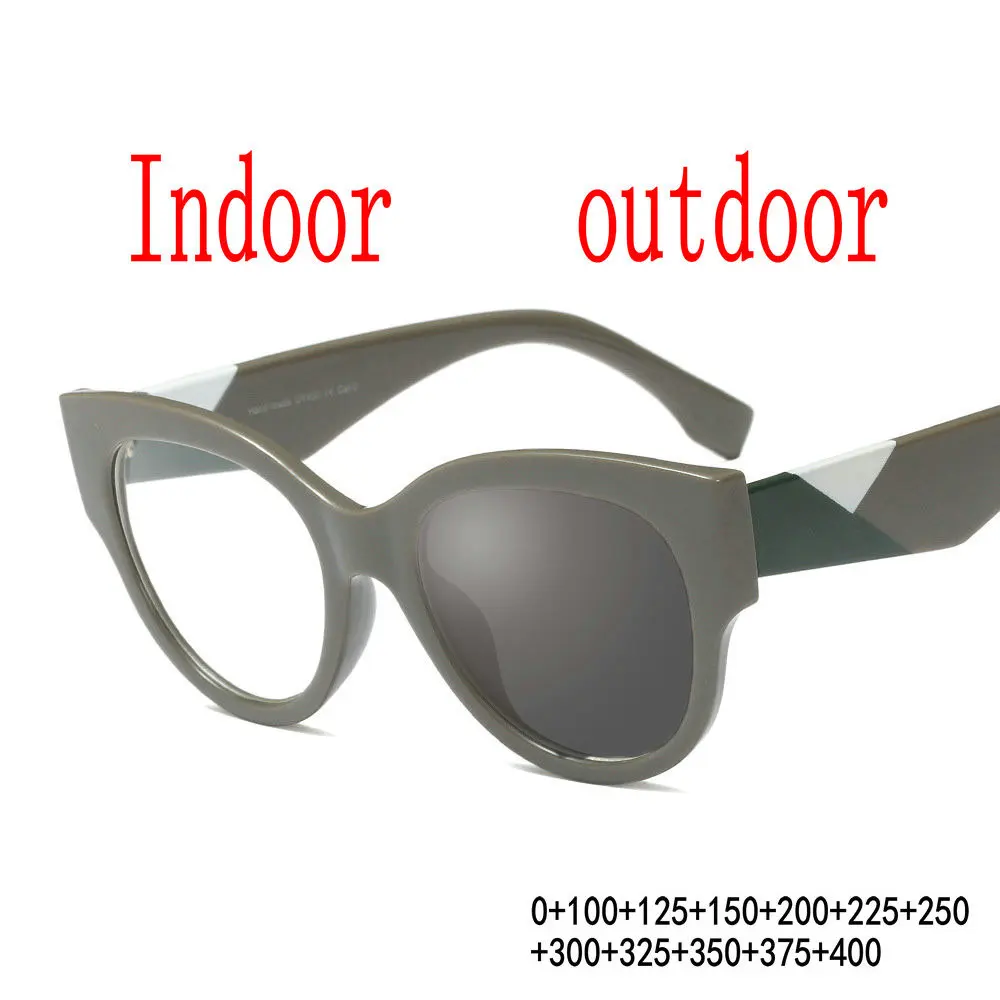 Прогрессивные фотохромные солнцезащитные очки с фотохромными линзами для
