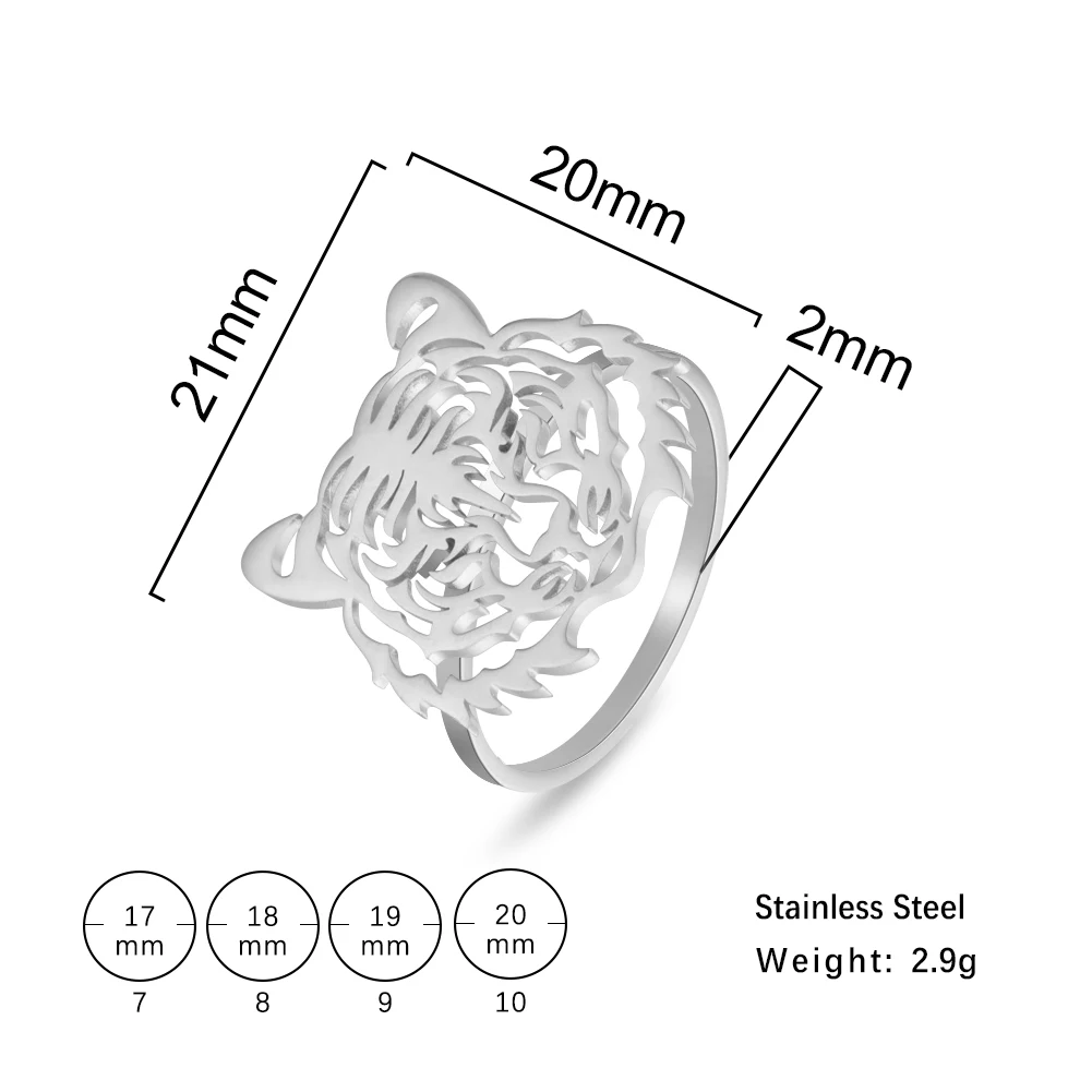 Кольцо Skyrim с тигром и амулетом женское Ювелирное Украшение золотистого цвета из