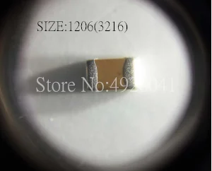 50 шт. 1206 высоковольтный SMD чип керамический конденсатор 100pF 470pF 1nF 2.2nF 3.3nF 4.7nF 10nF 1KV 2KV