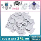 Массажные наклейки, 4 х4 см5 х5 см, сменные накладки для физиотерапии электроды EMS цифровой акупунктурный, стимулятор нервных мышц