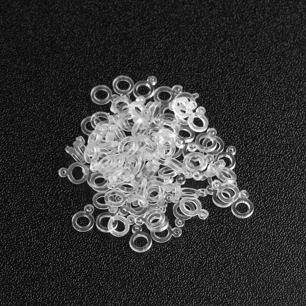 100 шт./компл. белые ПЭ ленты для приманки в виде гранул эластичные рыбалки